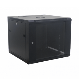 60CM-FONDO 9U GABINETE RACK PARED NEGRO INC-M6-2U
