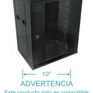 LINKMADE RACK 9U 10-PULG-ANCHO 30CM-FONDO NEGRO