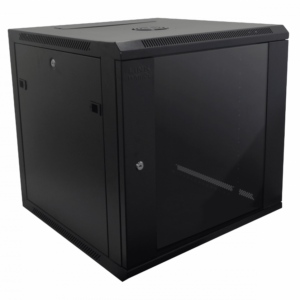 LINKMADE 60CM-FONDO 11U GABINETE RACK PARED NEGRO