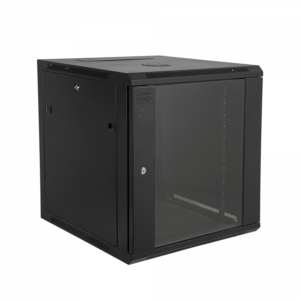 60CM-FONDO 12U GABINETE RACK PARED NEGRO INC-M6-2U