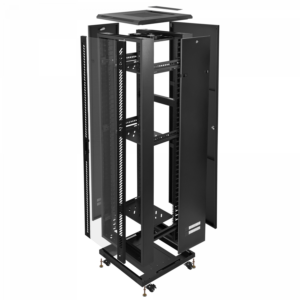 LINKMADE DESARMADO 42U VIDRIO 600MM 60CM-FONDO RACK TURBINA BANDEJA
