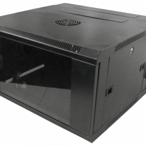 LINKMADE 6U RACK DOBLE BISAGRA 60CM-FONDO NEGRO INC-2U
