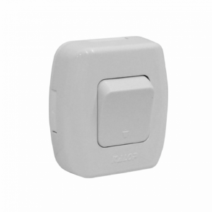 KALOP INTERRUPTOR PULSADOR BLANCO SWITCH TEKNA KS39657