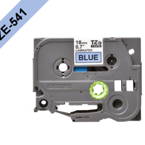 BROTHER 18MM NEGRO EN FONDO AZUL CINTA 8MT P/PT-E300VP/D600VP/E550WVP