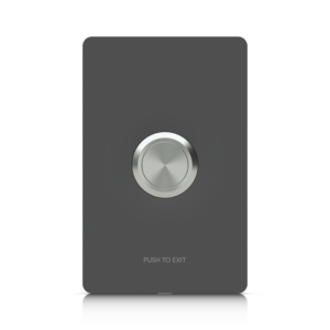 UBIQUITI BOTON PULSADOR-N/A PLACA METALICA KEYSTONE BLANCO/NEGRO
