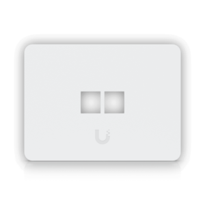UI 1-UNIDAD BLANCO 2-KEYSTONE HORIZONTAL FACEPLATE PINTABLE 118X88MM